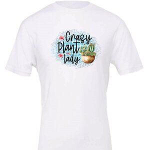 Crazy Plant Lady Crewneck T-Shirt